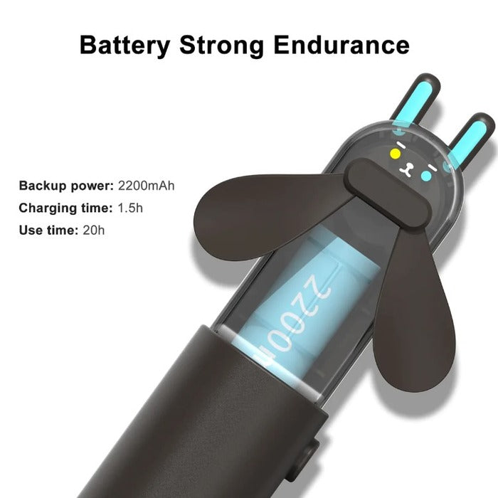 Shop and buy iCarer Family® Cute Telescopic Mini Fan Strong Endurance Battery 2-Speed Regulation Smart Stop| Casefactorie® online with great deals and sales prices with fast and safe shipping. Casefactorie is the largest Singapore official authorised retailer for the largest collection of mobile premium accessories.