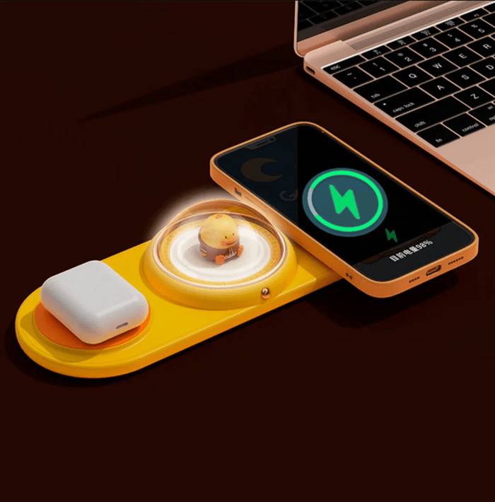 Shop and buy iCarer Family® Super Cool & Cute Dual Wireless Charger Automatic induction 3 brightness modes light| Casefactorie® online with great deals and sales prices with fast and safe shipping. Casefactorie is the largest Singapore official authorised retailer for the largest collection of mobile premium accessories.