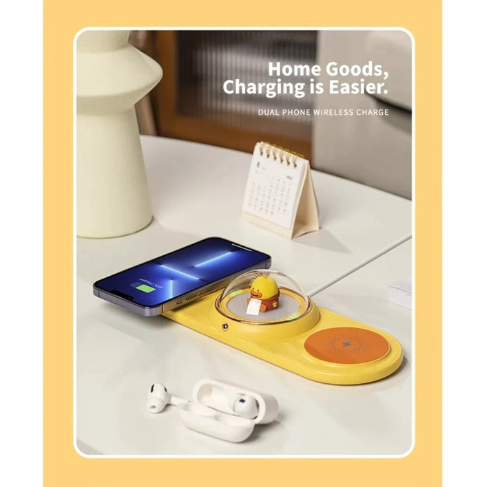 Shop and buy iCarer Family® Super Cool & Cute Dual Wireless Charger Automatic induction 3 brightness modes light| Casefactorie® online with great deals and sales prices with fast and safe shipping. Casefactorie is the largest Singapore official authorised retailer for the largest collection of mobile premium accessories.