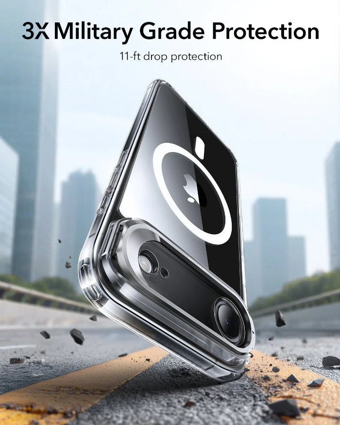 ESR Classic Hybrid Magnetic Case for iPhone Air 6.5" (2025) with Stash Stand