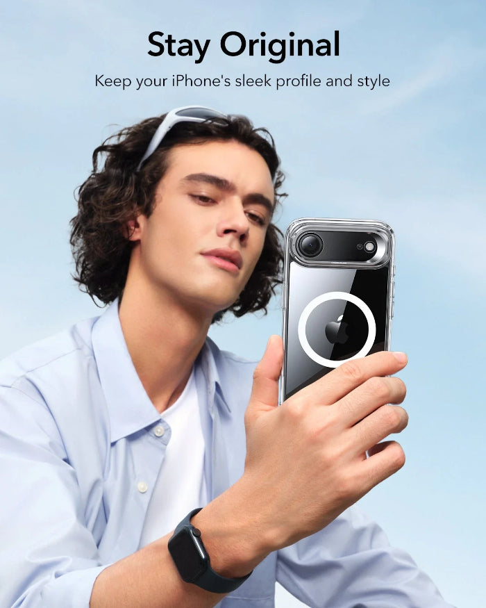 ESR Classic Hybrid Magnetic Case for iPhone Air 6.5" (2025) with Stash Stand