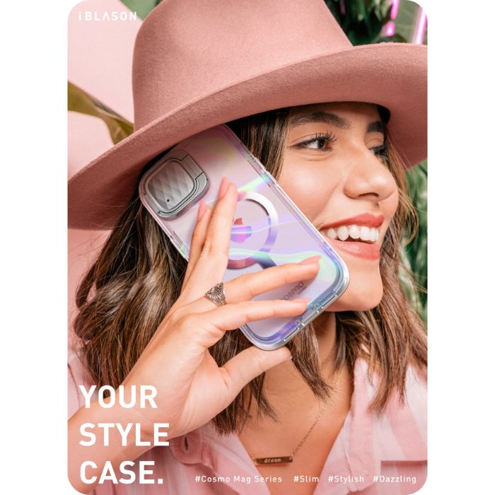 i-Blason Cosmo Mag Case for iPhone 15 (2023) with Built-in Screen Protector