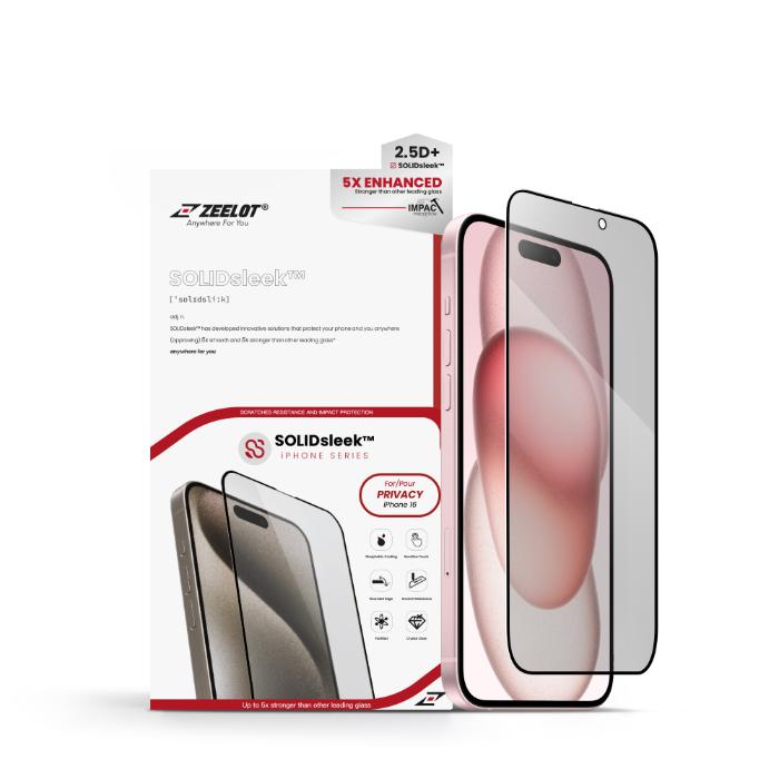 Shop and buy ZEELOT SOLIDsleek 2.5D Tempered Glass Screen Protector iPhone 16 6.1" (2024) Clear Matte Privacy Anti-Blue Ray| Casefactorie® online with great deals and sales prices with fast and safe shipping. Casefactorie is the largest Singapore official authorised retailer for the largest collection of mobile premium accessories.