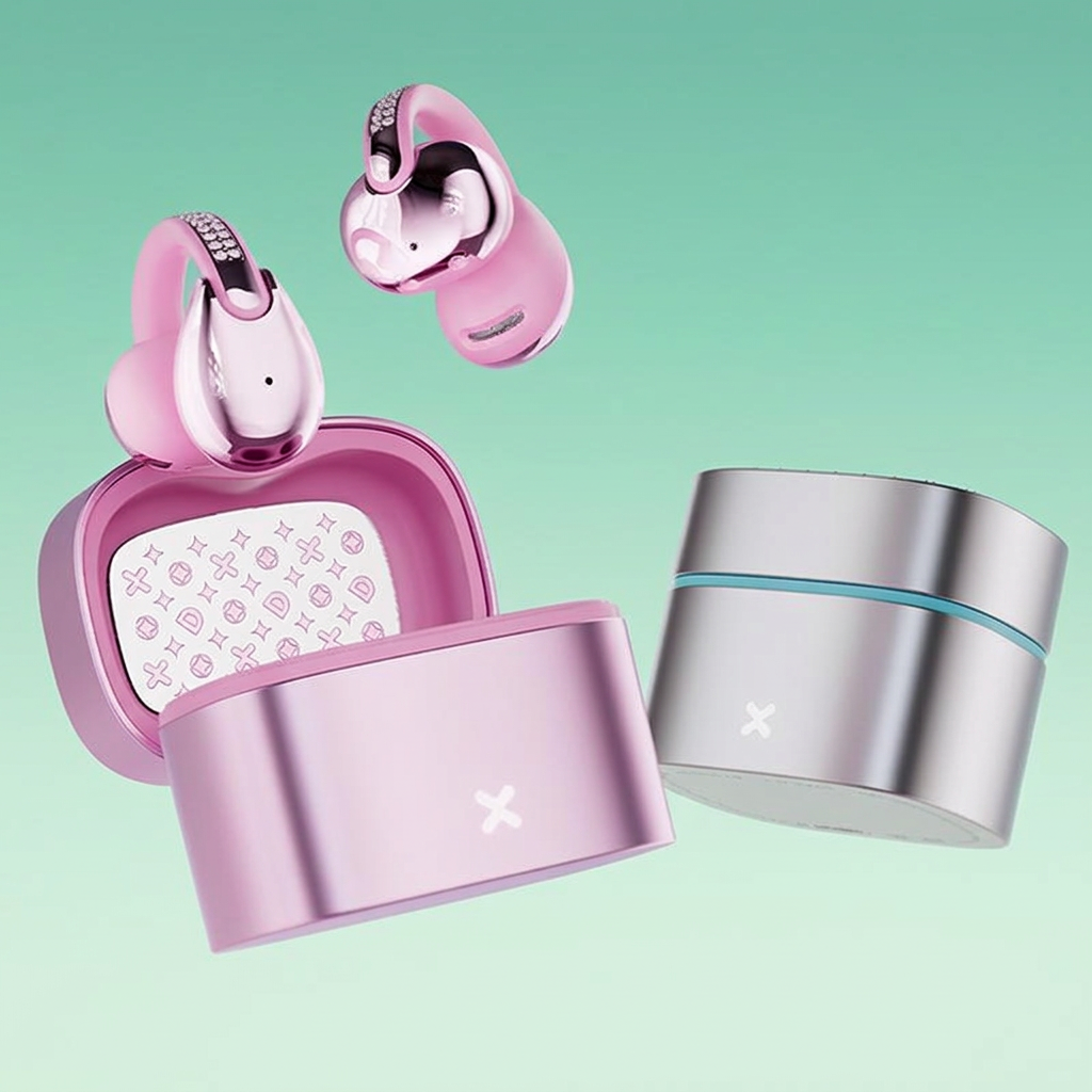 DMOOSTER D101 AI Clip-on Earbuds