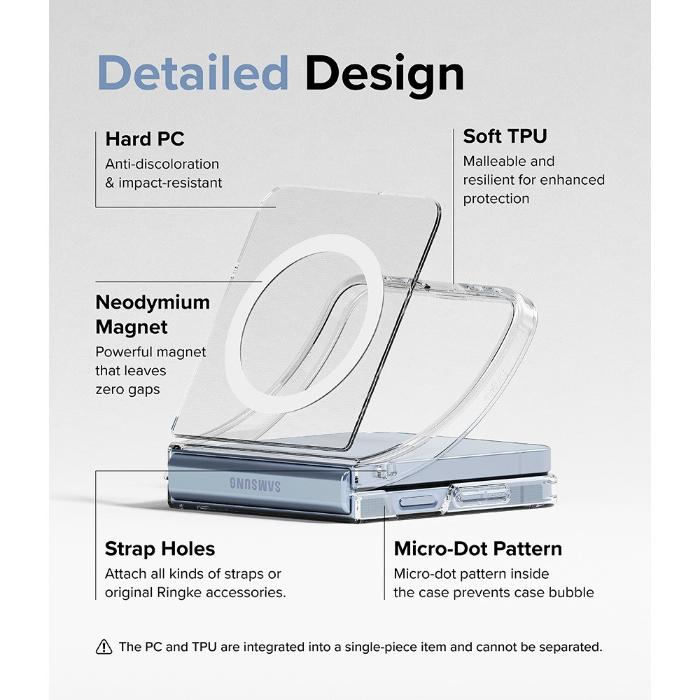 Shop and buy Ringke Fusion Magnetic Case Samsung Galaxy Z Flip 6 (2024) Powerful Magnetic Strength Full functionality| Casefactorie® online with great deals and sales prices with fast and safe shipping. Casefactorie is the largest Singapore official authorised retailer for the largest collection of mobile premium accessories.