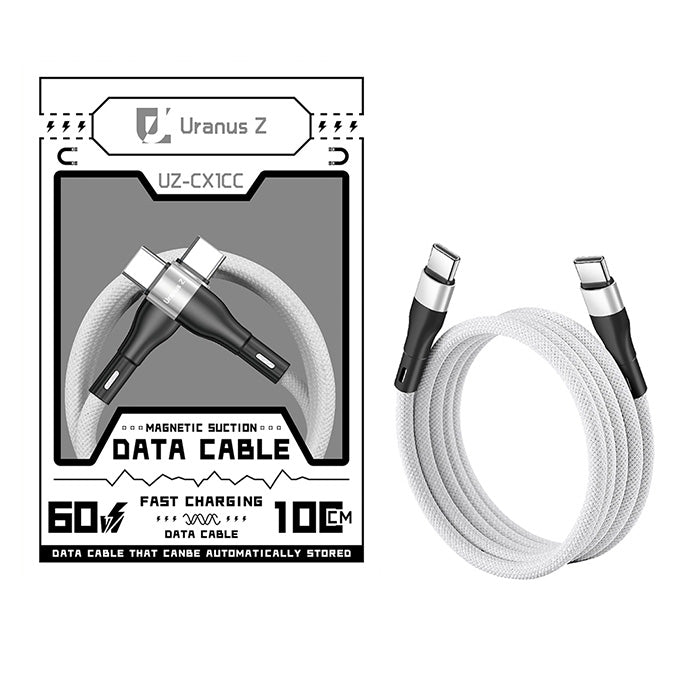 Shop and buy URANUS CX1CC 60W Magnetic Fast Charging Cable Type-C to Type-C fast data transmission | Casefactorie® online with great deals and sales prices with fast and safe shipping. Casefactorie is the largest Singapore official authorised retailer for the largest collection of mobile premium accessories.