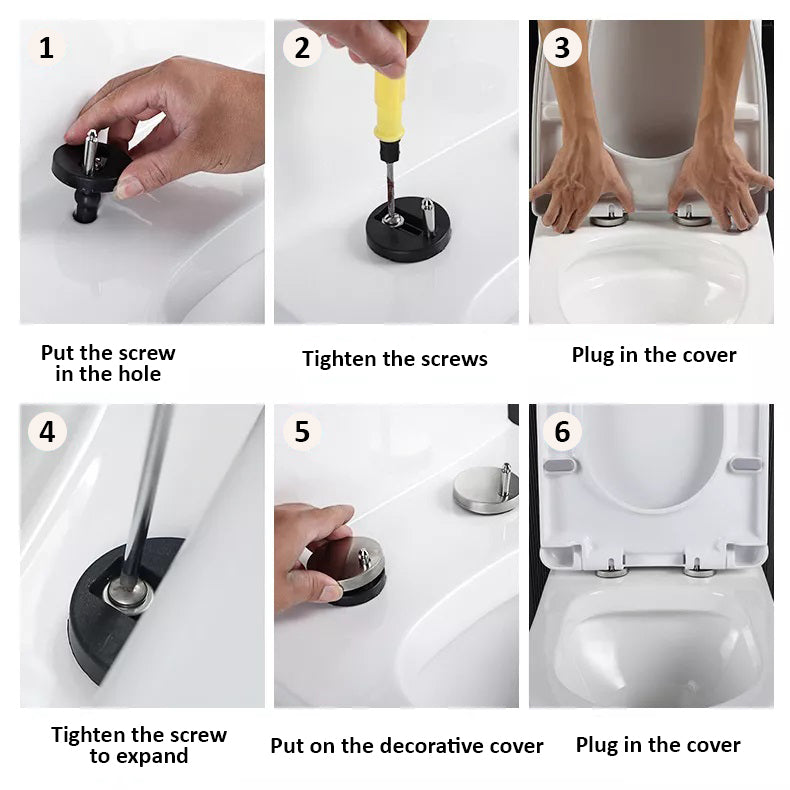 Shop and buy Slow Close Heavy Duty Toilet Seat Covers Adjustable Hole distance &Length Range 1-button Quick release| Casefactorie® online with great deals and sales prices with fast and safe shipping. Casefactorie is the largest Singapore official authorised retailer for the largest collection of household and home care items.