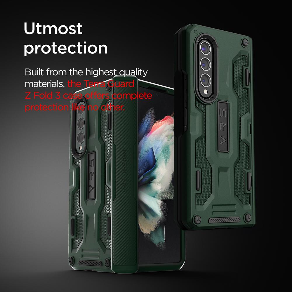 Shop and buy VRS Design Terra Guard Case for Samsung Galaxy Z Fold 3 5G (2021) Shockproof semi-auto sliding| Casefactorie® online with great deals and sales prices with fast and safe shipping. Casefactorie is the largest Singapore official authorised retailer for the largest collection of mobile premium accessories.