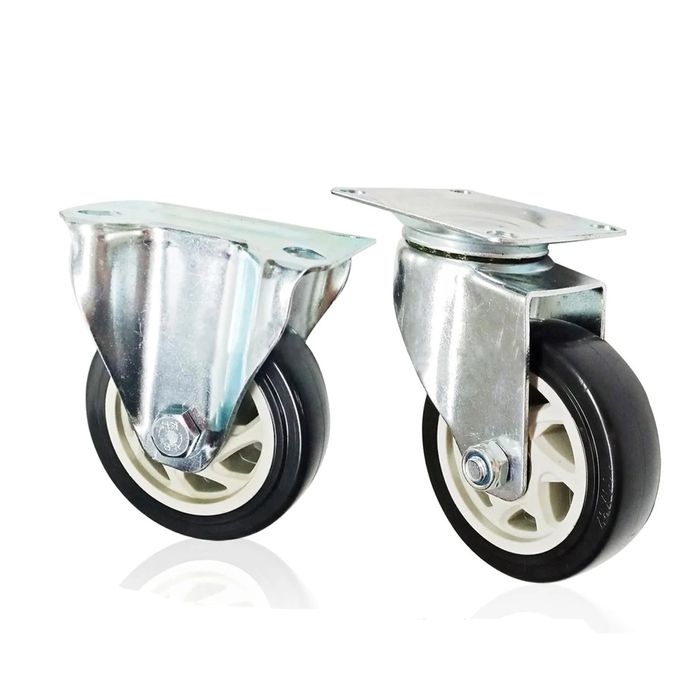 Shop and buy Trolley Heavy Duty PU Caster Wheels (Front and Rear Wheels) Strong bearing rear 360-degree rotation| Casefactorie® online with great deals and sales prices with fast and safe shipping. Casefactorie is the largest Singapore official authorised retailer for the largest collection of mobile premium accessories.