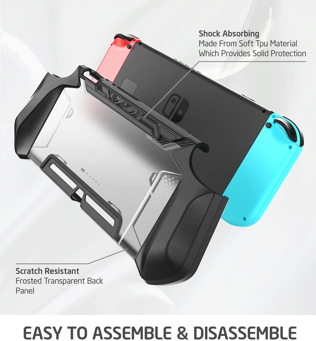 Shop and buy Mumba Blade Dockable Grip Case for Nintendo Switch Hand-grip Protective Cover| Casefactorie® online with great deals and sales prices with fast and safe shipping. Casefactorie is the largest Singapore official authorised retailer for the largest collection of mobile premium accessories.