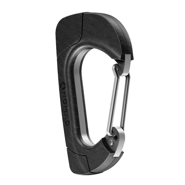 Shop and buy Nomad Carbon Fiber Carabiner with USB-A to Lightning Cable Connector charge and sync Apple MFi| Casefactorie® online with great deals and sales prices with fast and safe shipping. Casefactorie is the largest Singapore official authorised retailer for the largest collection of mobile premium accessories. 