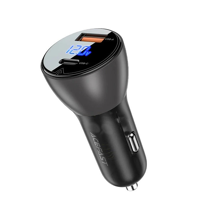 Shop and buy ACEFAST B6 63W Metal Car Charger Digital Display Zinc alloy body Support most fast charge protocols| Casefactorie® online with great deals and sales prices with fast and safe shipping. Casefactorie is the largest Singapore official authorised retailer for the largest collection of mobile premium accessories.