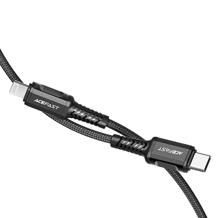 Shop and buy ACEFAST C1-01 USB-C to Lightning Aluminum Alloy Charging Data Cable MFI certification| Casefactorie® online with great deals and sales prices with fast and safe shipping. Casefactorie is the largest Singapore official authorised retailer for the largest collection of mobile premium accessories.
