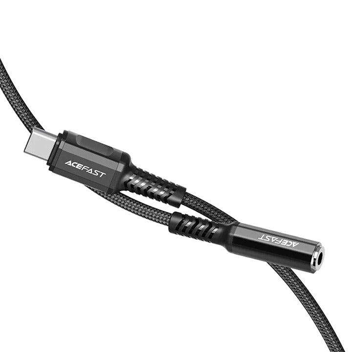 Shop and buy ACEFAST C1-07 USB-C to 3.5mm Headphones Adapter Cable Digital chip Support Hi-Fi lossless music| Casefactorie® online with great deals and sales prices with fast and safe shipping. Casefactorie is the largest Singapore official authorised retailer for the largest collection of mobile premium accessories.