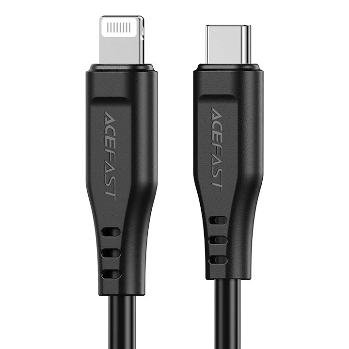 Shop and buy ACEFAST C3-01 USB-C to Lightning TPE Charging Data Cable MFI certification 30W fast charge for iPhone| Casefactorie® online with great deals and sales prices with fast and safe shipping. Casefactorie is the largest Singapore official authorised retailer for the largest collection of mobile premium accessories.