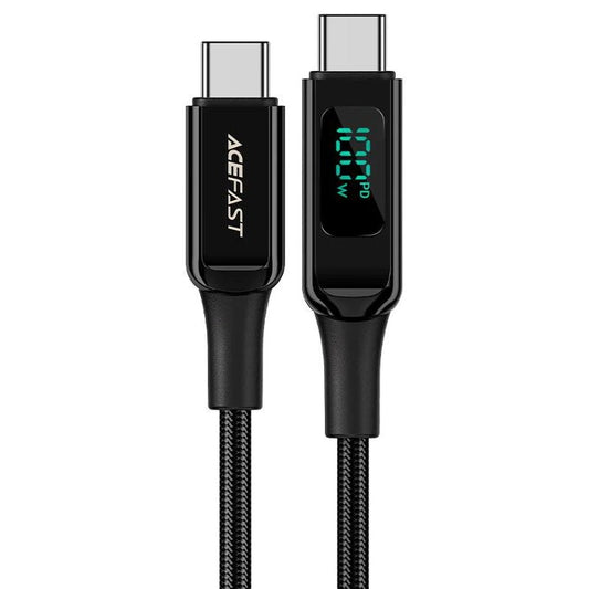 Shop and buy ACEFAST C6-03 USB-C to USB-C 100W Fast Charge Cable Built-in E-marker chip LED Digital Display| Casefactorie® online with great deals and sales prices with fast and safe shipping. Casefactorie is the largest Singapore official authorised retailer for the largest collection of mobile premium accessories.