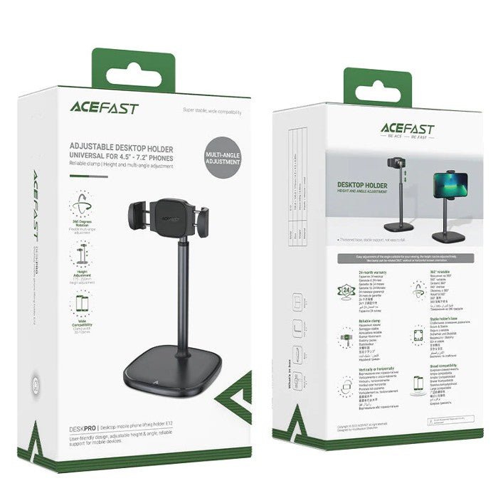 Shop and buy ACEFAST E12 Desktop Mobile Phone Lifting Holder For 4.5-7.2 inches mobile devices 360-degree rotation| Casefactorie® online with great deals and sales prices with fast and safe shipping. Casefactorie is the largest Singapore official authorised retailer for the largest collection of mobile premium accessories.