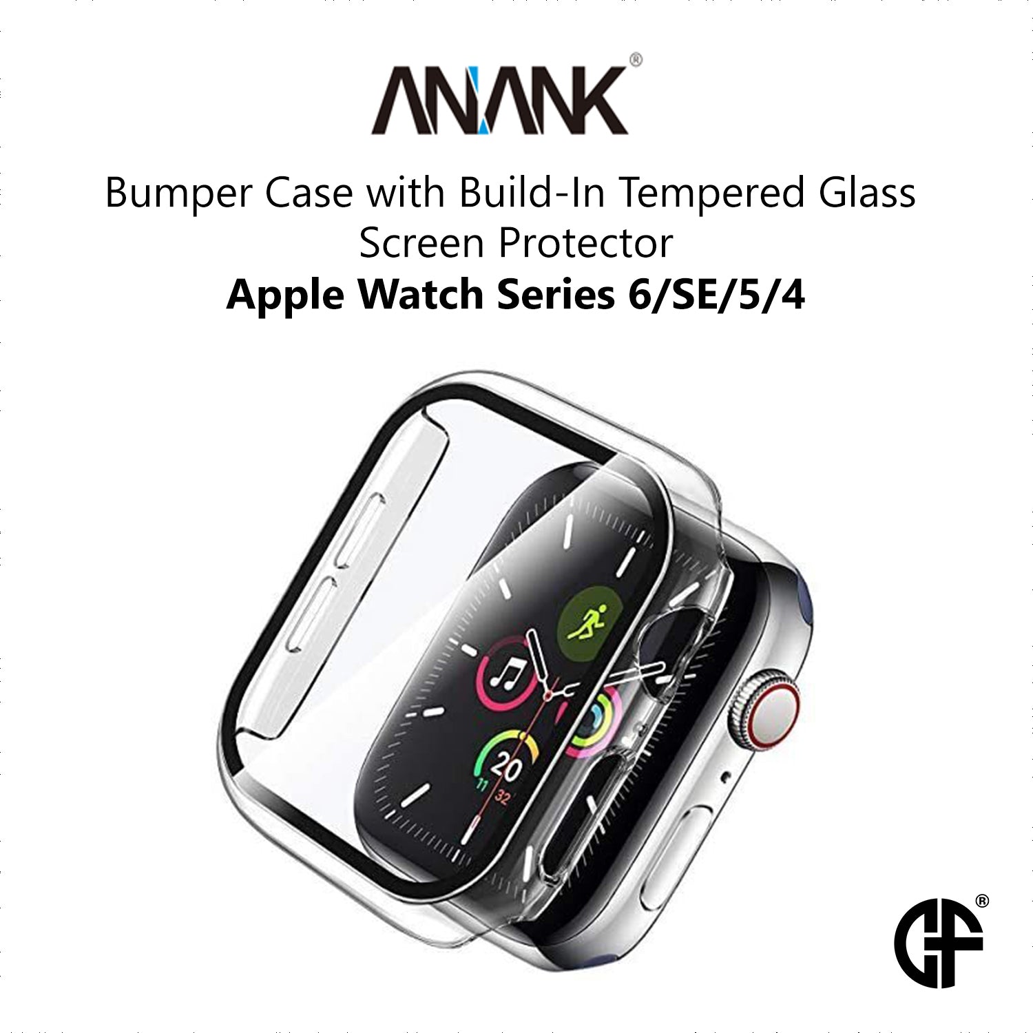 Shop and buy ANANK Bumper Case with Build-In Tempered Glass Screen Protector for Apple Watch Series 6/SE/5/4| Casefactorie® online with great deals and sales prices with fast and safe shipping. Casefactorie is the largest Singapore official authorised retailer for the largest collection of mobile premium accessories.