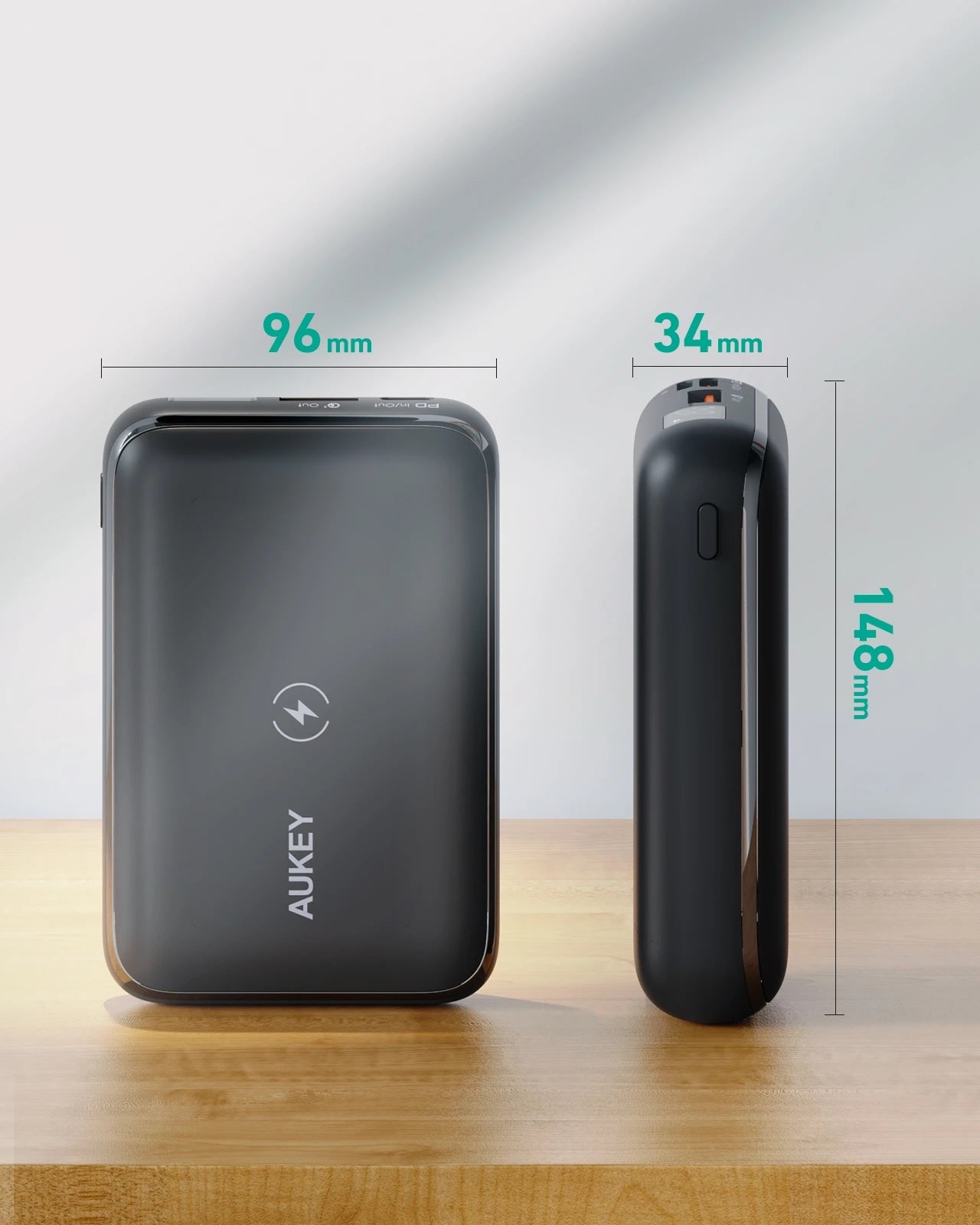 Shop and buy Aukey PB-WL01S 10000mAh Basix Pro Mini Wireless Charging Power Bank (20W Power Delivery)| Casefactorie® online with great deals and sales prices with fast and safe shipping. Casefactorie is the largest Singapore official authorised retailer for the largest collection of mobile premium accessories.