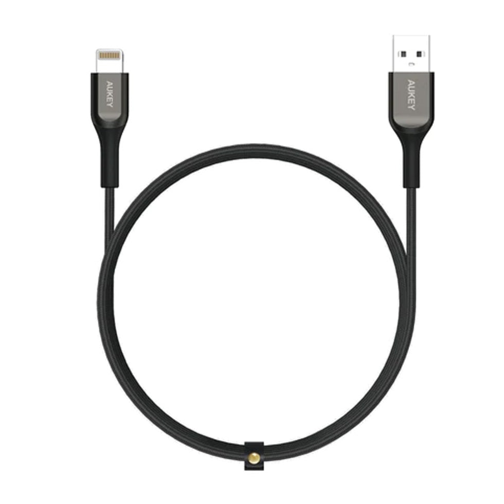 Shop and buy Aukey CB-AKL2 MFI USB-A to Lightning Kevlar Cable for Data Transfer & Charging Transfer data up to 480Mbps| Casefactorie® online with great deals and sales prices with fast and safe shipping. Casefactorie is the largest Singapore official authorised retailer for the largest collection of mobile premium accessories.
