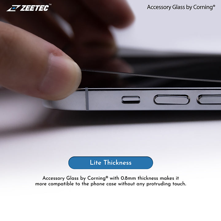Shop and buy ZEETEC Accessory By Corning Tempered Glass Screen Protector for iPhone 14/13/13 Pro (2021/2022)| Casefactorie® online with great deals and sales prices with fast and safe shipping. Casefactorie is the largest Singapore official authorised retailer for the largest collection of mobile premium accessories.