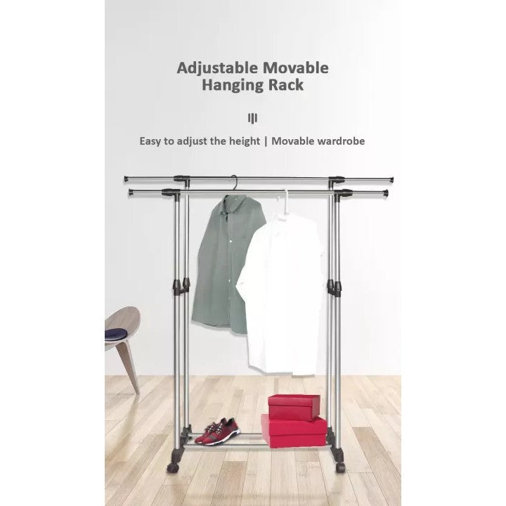 Shop and buy Adjustable Pole Clothes Drying Rack Stand with Wheels Adjustable height Durable lightweight| Casefactorie® online with great deals and sales prices with fast and safe shipping. Casefactorie is the largest Singapore official authorised retailer for the largest collection of personal and home care items.