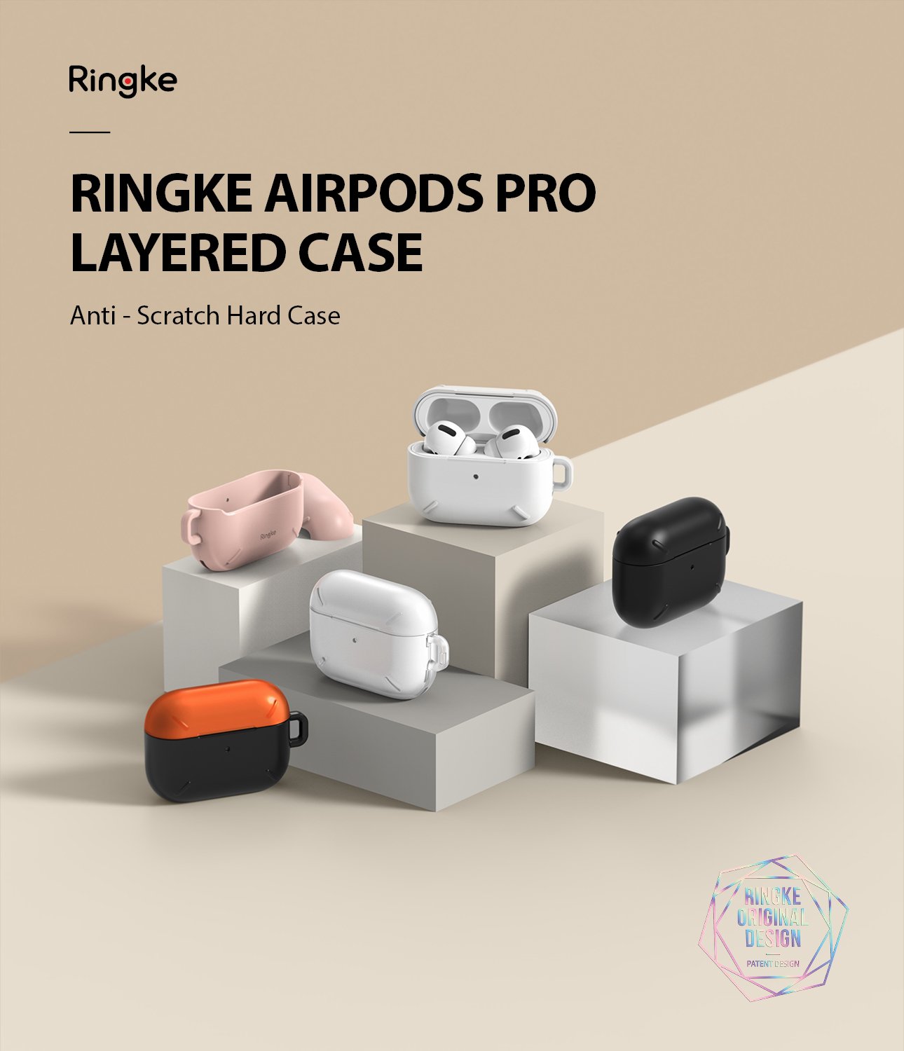 Shop and buy Ringke Layered Hard Case for AirPods Pro (2019) Shockproof Scratch-resistant with Carabiner| Casefactorie® online with great deals and sales prices with fast and safe shipping. Casefactorie is the largest Singapore official authorised retailer for the largest collection of mobile premium accessories.