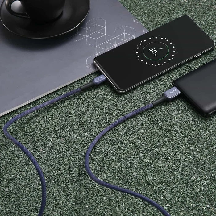 Shop and buy Aukey CB-AKC2 Kevlar Core USB-A to USB Type-C Quick Charge 3.0 Cable Data Sync and Charging| Casefactorie® online with great deals and sales prices with fast and safe shipping. Casefactorie is the largest Singapore official authorised retailer for the largest collection of mobile premium accessories.