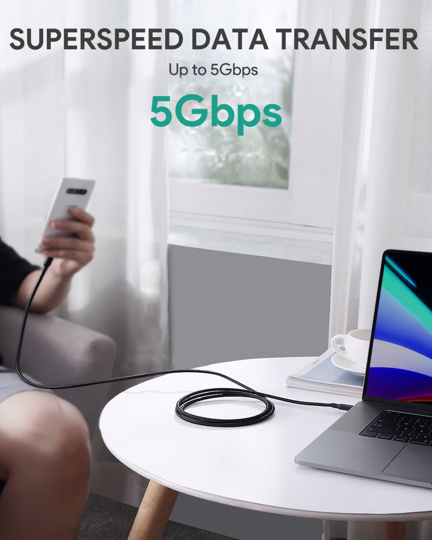 Shop and buy Aukey CB-CD20 Impulse Braided Nylon PD 60W USB Type-C to Type-C Cable SuperSpeed Data Transfer| Casefactorie® online with great deals and sales prices with fast and safe shipping. Casefactorie is the largest Singapore official authorised retailer for the largest collection of mobile premium accessories.