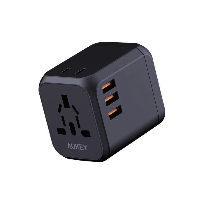 Shop and buy Aukey PA-TA04 Union One 30W PD USB-C Universal Travel Adapter Wall Charger 4 international plugs| Casefactorie® online with great deals and sales prices with fast and safe shipping. Casefactorie is the largest Singapore official authorised retailer for the largest collection of mobile premium accessories.