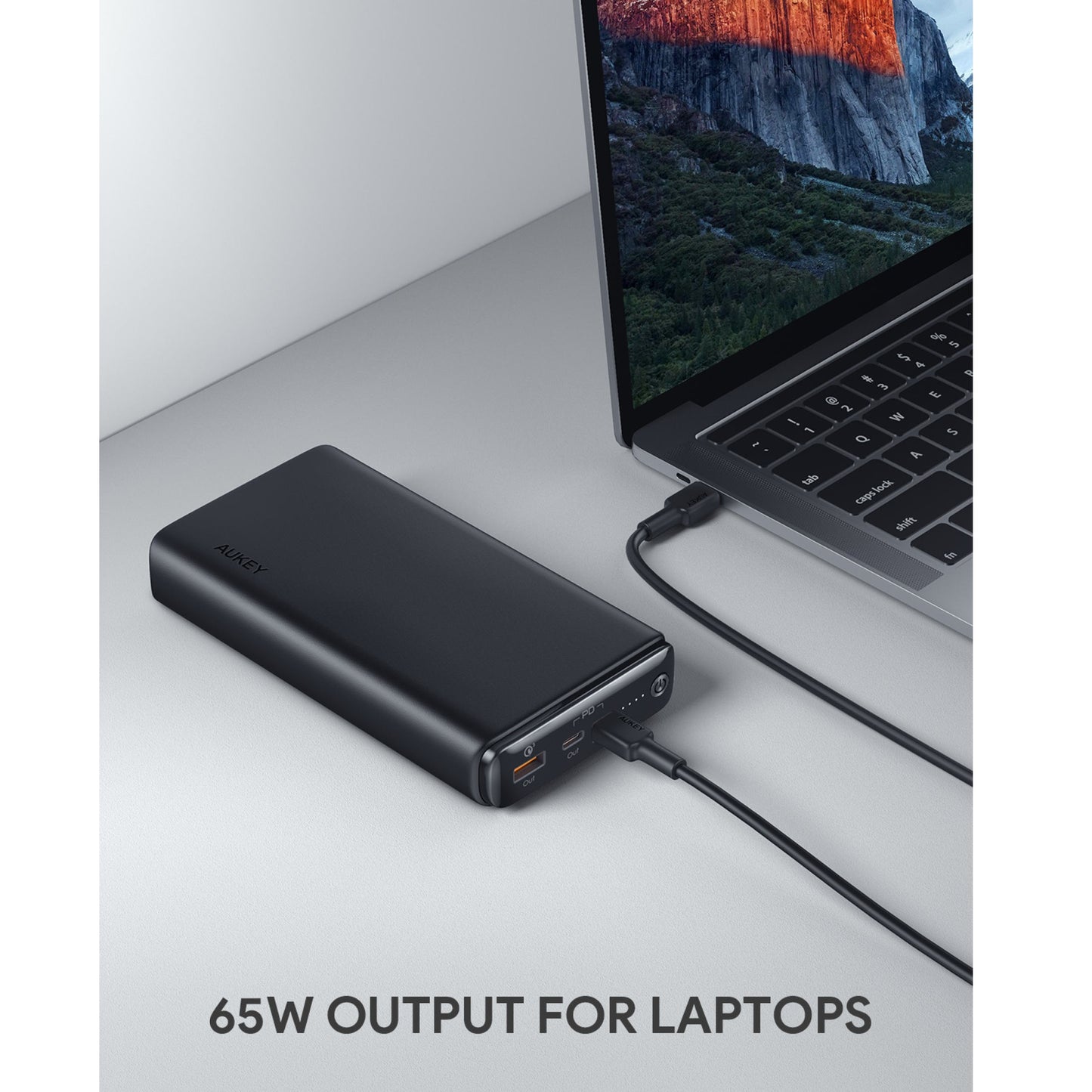 Shop and buy Aukey PB-Y24 26800mAh 65W USB-C Portable External Battery Power Bank with Quick Charge 3.0 & Power Delivery| Casefactorie® online with great deals and sales prices with fast and safe shipping. Casefactorie is the largest Singapore official authorised retailer for the largest collection of mobile premium accessories.