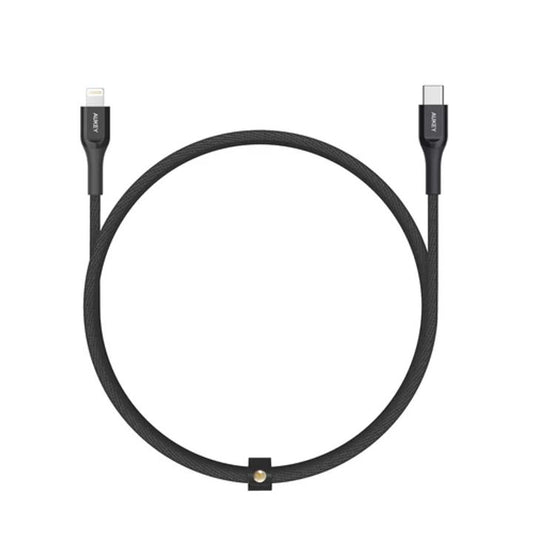 Shop and buy Aukey CB-AKL3 USB-C to Lightning Kevlar Core Cable Data Transfer & Charging Apple Mfi Certified| Casefactorie® online with great deals and sales prices with fast and safe shipping. Casefactorie is the largest Singapore official authorised retailer for the largest collection of mobile premium accessories.