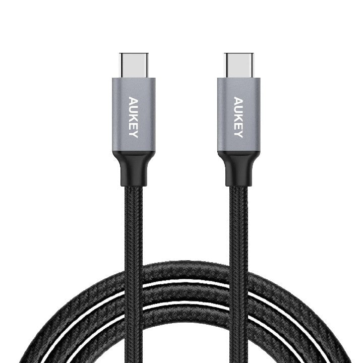 Shop and buy Aukey CB-CD5 Nylon Braided USB-C to USB-C Cable Data Transfer & Charging 480Mbps Maximum Data Speed| Casefactorie® online with great deals and sales prices with fast and safe shipping. Casefactorie is the largest Singapore official authorised retailer for the largest collection of mobile premium accessories.