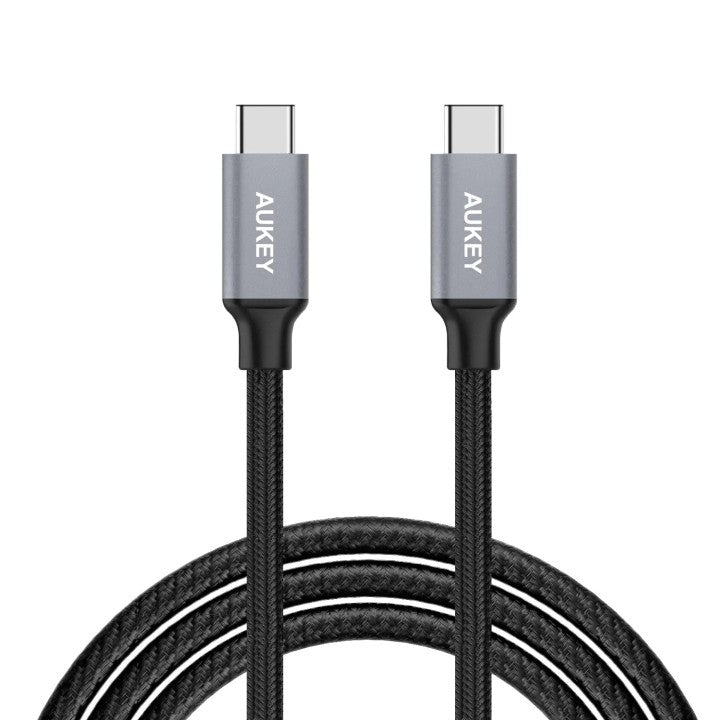 Shop and buy Aukey CB-CD6 Nylon Braided USB-C to USB-C Cable Data Transfer & Charging 480Mbps Maximum Data Speed| Casefactorie® online with great deals and sales prices with fast and safe shipping. Casefactorie is the largest Singapore official authorised retailer for the largest collection of mobile premium accessories.