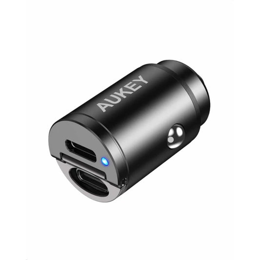 Shop and buy Aukey CC-A4 Nano Series Dual USB-C Car Charger with 30W Power Delivery & Quick Charge Fast Charging| Casefactorie® online with great deals and sales prices with fast and safe shipping. Casefactorie is the largest Singapore official authorised retailer for the largest collection of mobile premium accessories.