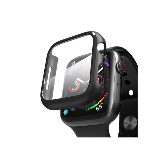 Shop and buy ANANK Bumper Case with Build-In Tempered Glass Screen Protector for Apple Watch Series 7 45mm| Casefactorie® online with great deals and sales prices with fast and safe shipping. Casefactorie is the largest Singapore official authorised retailer for the largest collection of mobile premium accessories.