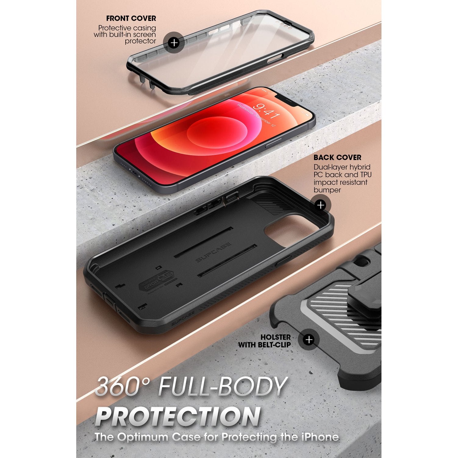 Shop and buy Supcase Unicorn Beetle Pro Full-Body Rugged Holster Case iPhone 13 Mini (2021) Screen Protector| Casefactorie® online with great deals and sales prices with fast and safe shipping. Casefactorie is the largest Singapore official authorised retailer for the largest collection of mobile premium accessories.