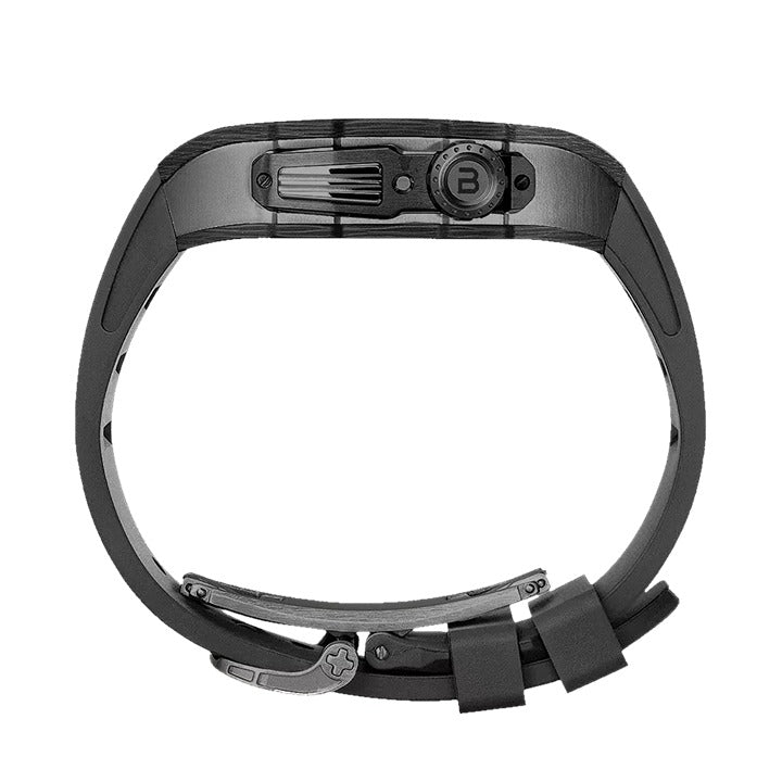 Shop and buy BUTTERCASE Edison Carbon Fiber Titanium Wristband Case Black Titanium Shell Apple Watch 45mm/44mm| Casefactorie® online with great deals and sales prices with fast and safe shipping. Casefactorie is the largest Singapore official authorised retailer for the largest collection of mobile premium accessories.