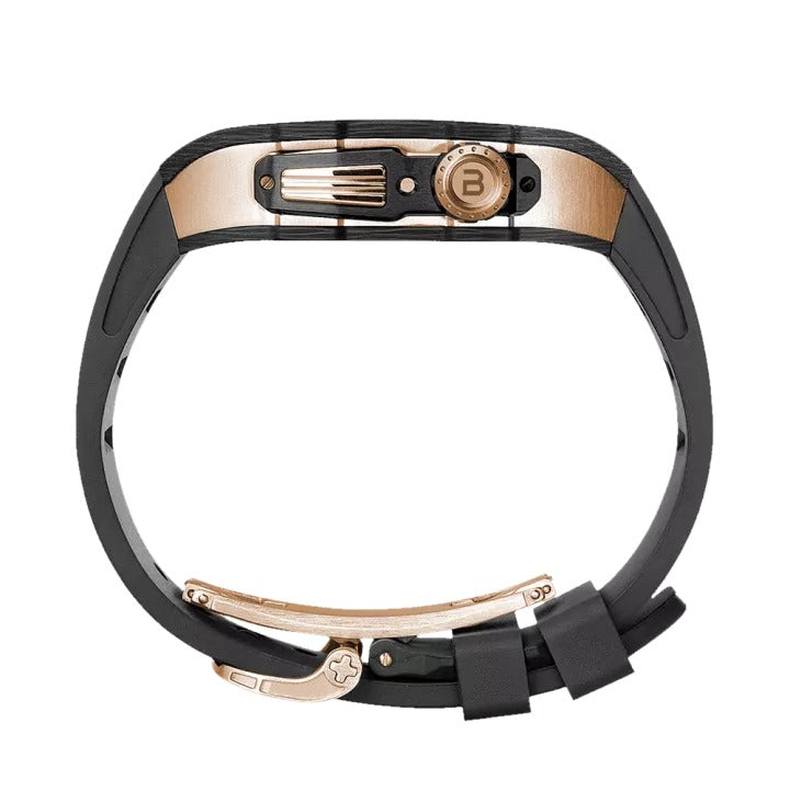 Shop and buy BUTTERCASE Edison Stainless Steel Wristband Case Black Frame Gold Shell for Apple Watch 45mm/44mm| Casefactorie® online with great deals and sales prices with fast and safe shipping. Casefactorie is the largest Singapore official authorised retailer for the largest collection of mobile premium accessories.