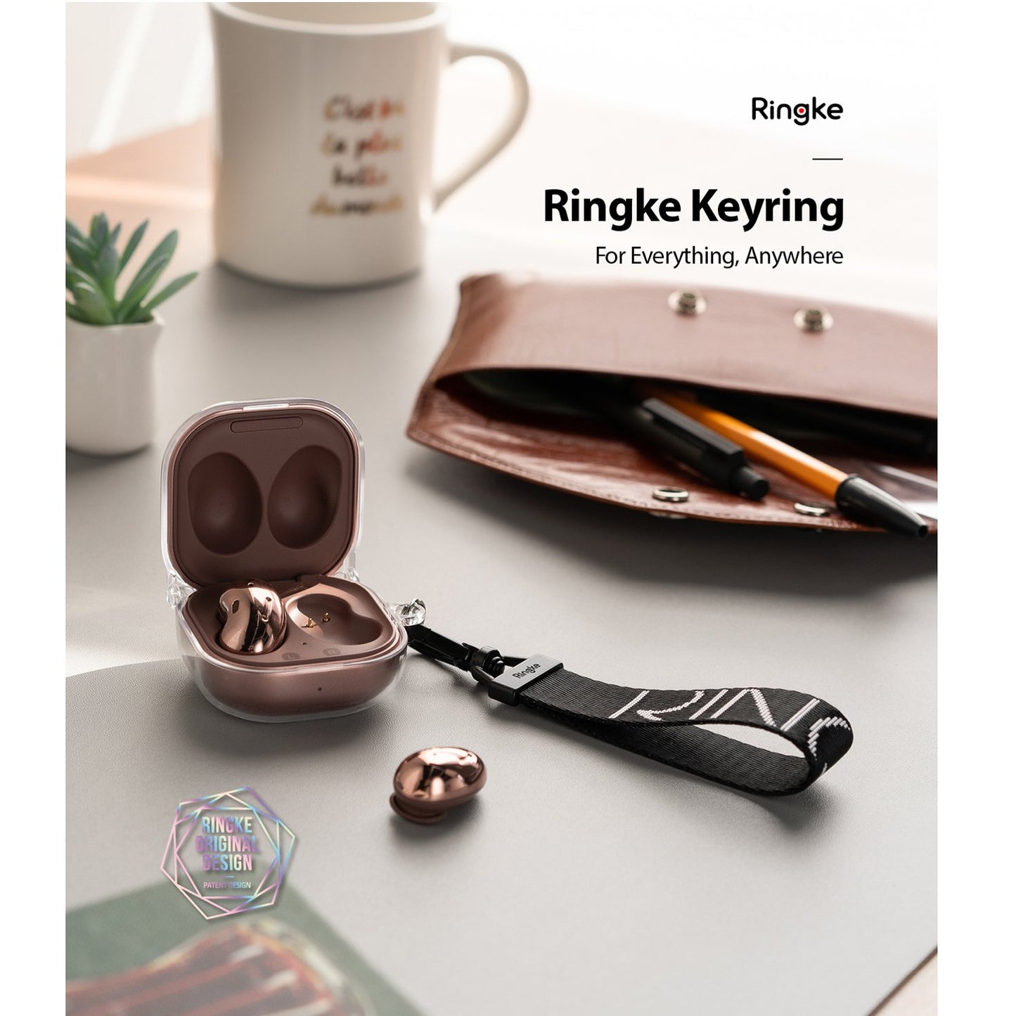 Shop and buy Ringke Key Ring Oval Hook Clip Multi-Usage Strap Made of  high-density twill nylon| Casefactorie® online with great deals and sales prices with fast and safe shipping. Casefactorie is the largest Singapore official authorised retailer for the largest collection of mobile premium accessories.