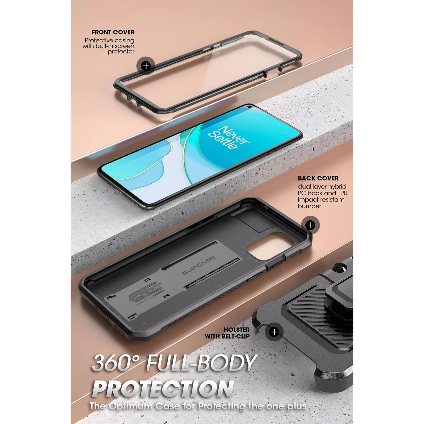 Shop and buy Supcase UB Pro Rugged Holster 360 Case with Built-In Screen Protector OnePlus 8T (2020) Kickstand| Casefactorie® online with great deals and sales prices with fast and safe shipping. Casefactorie is the largest Singapore official authorised retailer for the largest collection of mobile premium accessories.