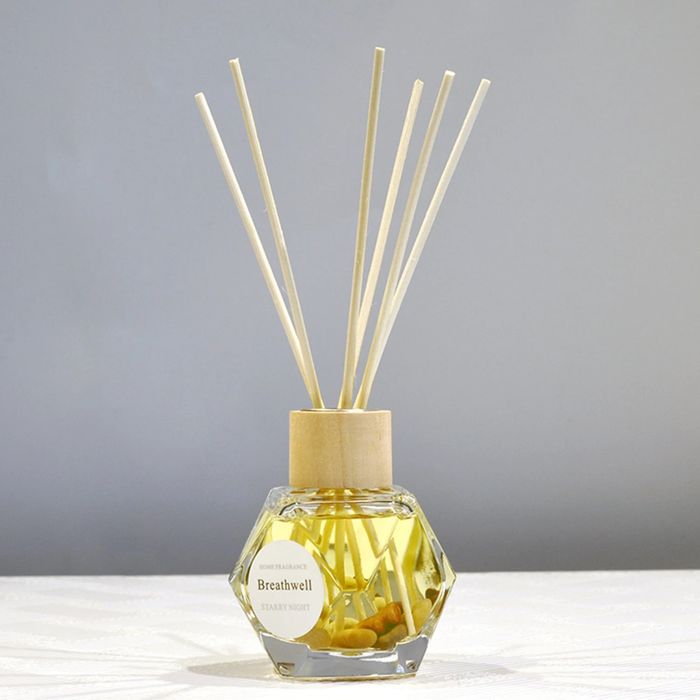 Shop and buy Breathwell Reed Diffuser 100ML Essential Oil Aromatherapy Polygonal Bottle Reed Stick Cobblestone| Casefactorie® online with great deals and sales prices with fast and safe shipping. Casefactorie is the largest Singapore official authorised retailer for the largest collection of household and home care items.