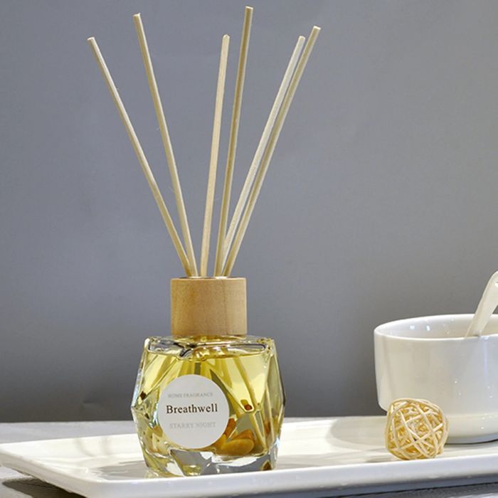 Shop and buy Breathwell Reed Diffuser 100ML Essential Oil Aromatherapy Polygonal Bottle Reed Stick Cobblestone| Casefactorie® online with great deals and sales prices with fast and safe shipping. Casefactorie is the largest Singapore official authorised retailer for the largest collection of household and home care items.