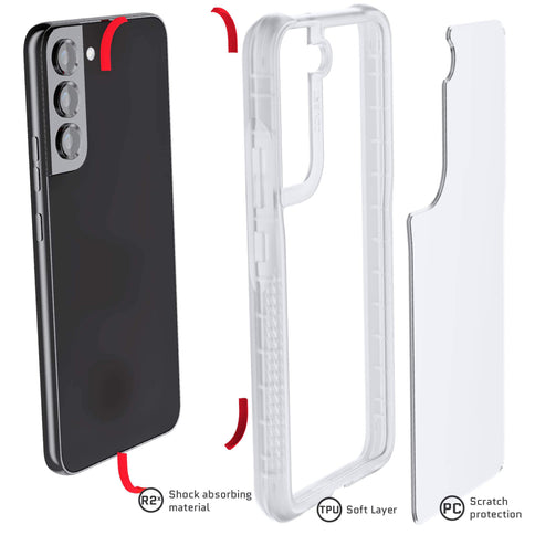 Shop and buy Ghostek Covert 6 Protection Case for Samsung Galaxy S22 Plus (2022) Scratch-proof Crystal Clear| Casefactorie® online with great deals and sales prices with fast and safe shipping. Casefactorie is the largest Singapore official authorised retailer for the largest collection of mobile premium accessories.