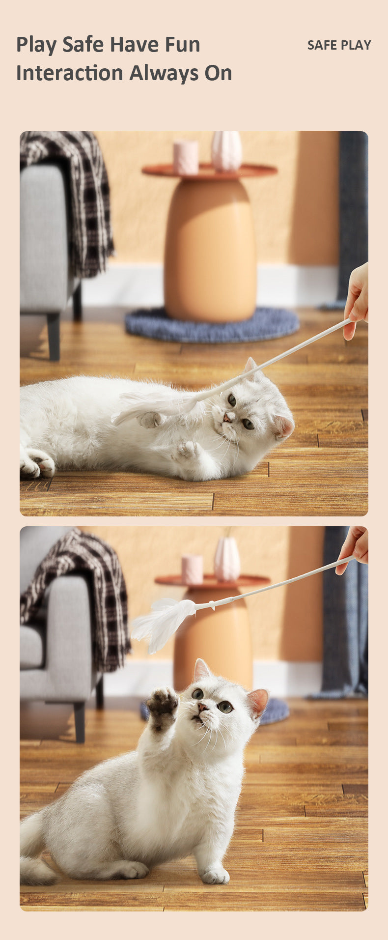 Shop and buy Cat Teaser Round Stick with Soft Feathers, Dazzling Color Tassel, Cashmere Ball Safe to Chew| Casefactorie® online with great deals and sales prices with fast and safe shipping. Casefactorie is the largest Singapore official authorised retailer for the largest collection of household and home care items.