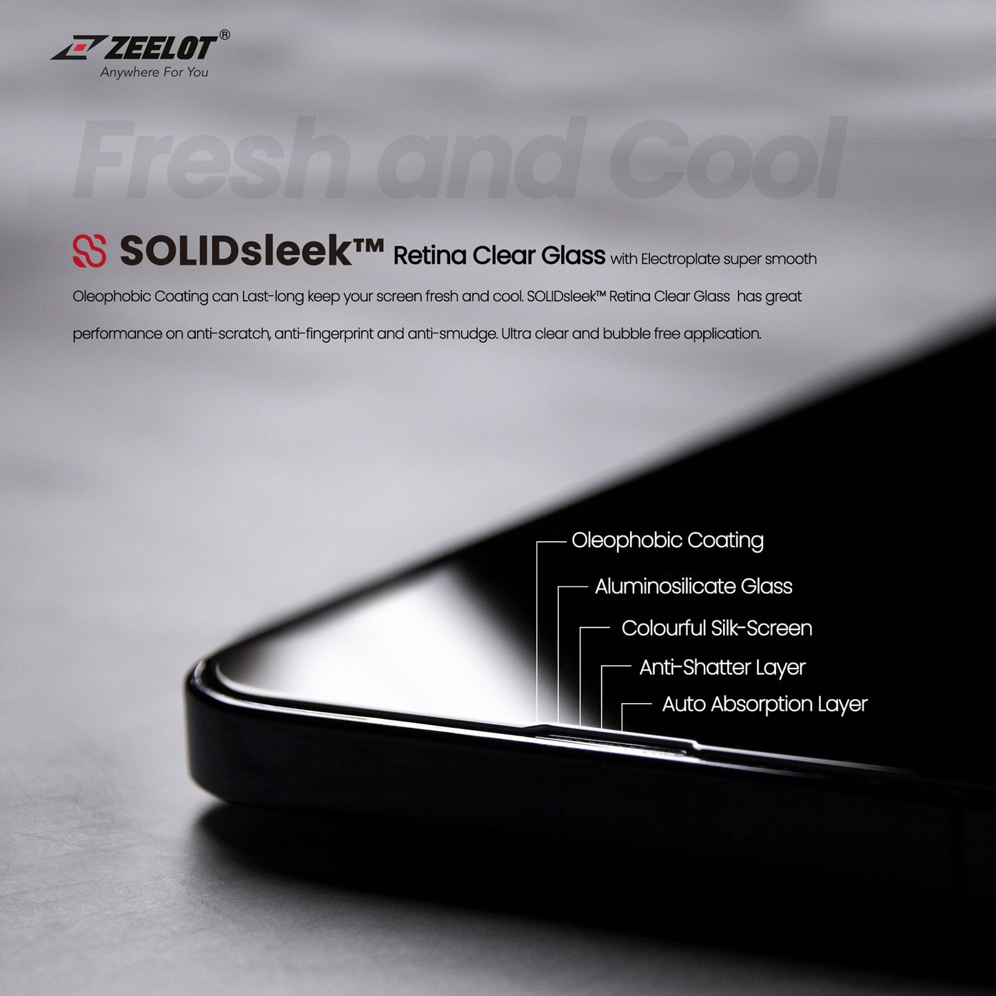Shop and buy Zeelot SOLIDsleek Tempered Glass Screen Protector for iPhone 13 Mini (2021) anti-fingerprint| Casefactorie® online with great deals and sales prices with fast and safe shipping. Casefactorie is the largest Singapore official authorised retailer for the largest collection of mobile premium accessories.