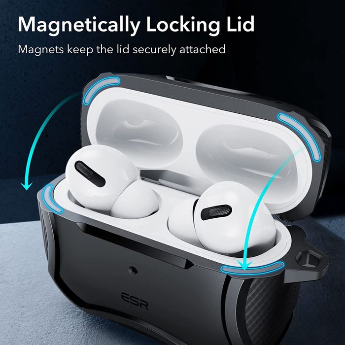 Shop and buy ESR Cyber Armor Magnetic Tough Case for AirPods Pro/AirPods Pro 2 (2019/ 2022) Shockproof MagSafe| Casefactorie® online with great deals and sales prices with fast and safe shipping. Casefactorie is the largest Singapore official authorised retailer for the largest collection of mobile premium accessories.