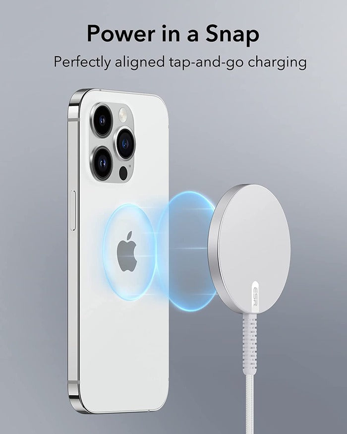 Shop and buy ESR HaloLock Mini Wireless Charger Power in a Snap Stronger Magnetic Lock Faster Charging Slim| Casefactorie® online with great deals and sales prices with fast and safe shipping. Casefactorie is the largest Singapore official authorised retailer for the largest collection of mobile premium accessories.