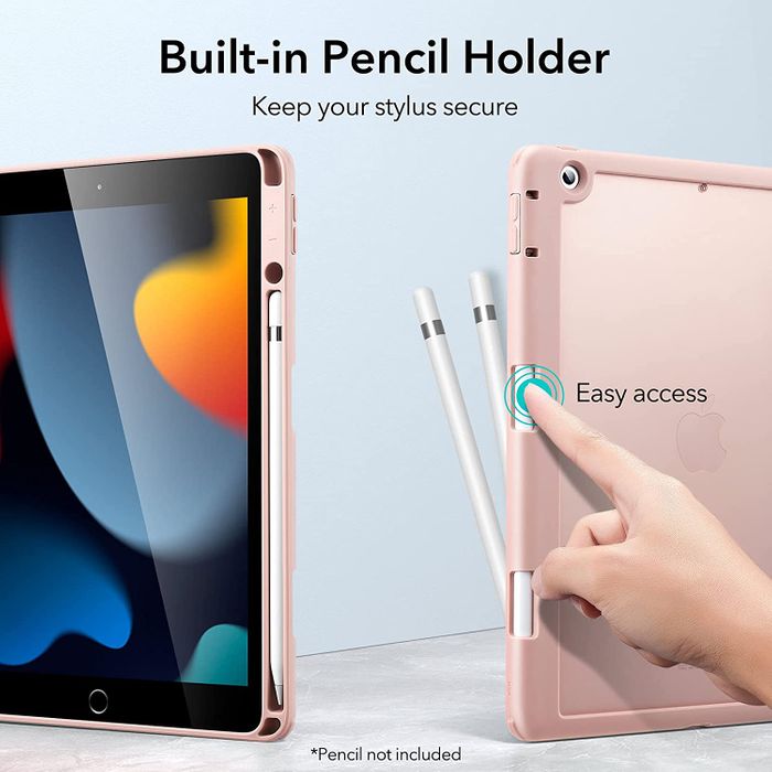Shop and buy ESR Rebound Hybrid Case Pro Stand Case for iPad 10.2" (2021/2020/2019) auto sleep/wake Clear back| Casefactorie® online with great deals and sales prices with fast and safe shipping. Casefactorie is the largest Singapore official authorised retailer for the largest collection of mobile premium accessories.