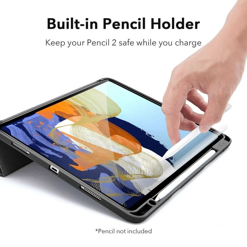 Shop and buy ESR Rebound Pencil Series Trifold Folio Flip Case iPad Pro 11 2021/2022 Apple Pencil Holder| Casefactorie® online with great deals and sales prices with fast and safe shipping. Casefactorie is the largest Singapore official authorised retailer for the largest collection of mobile premium accessories.